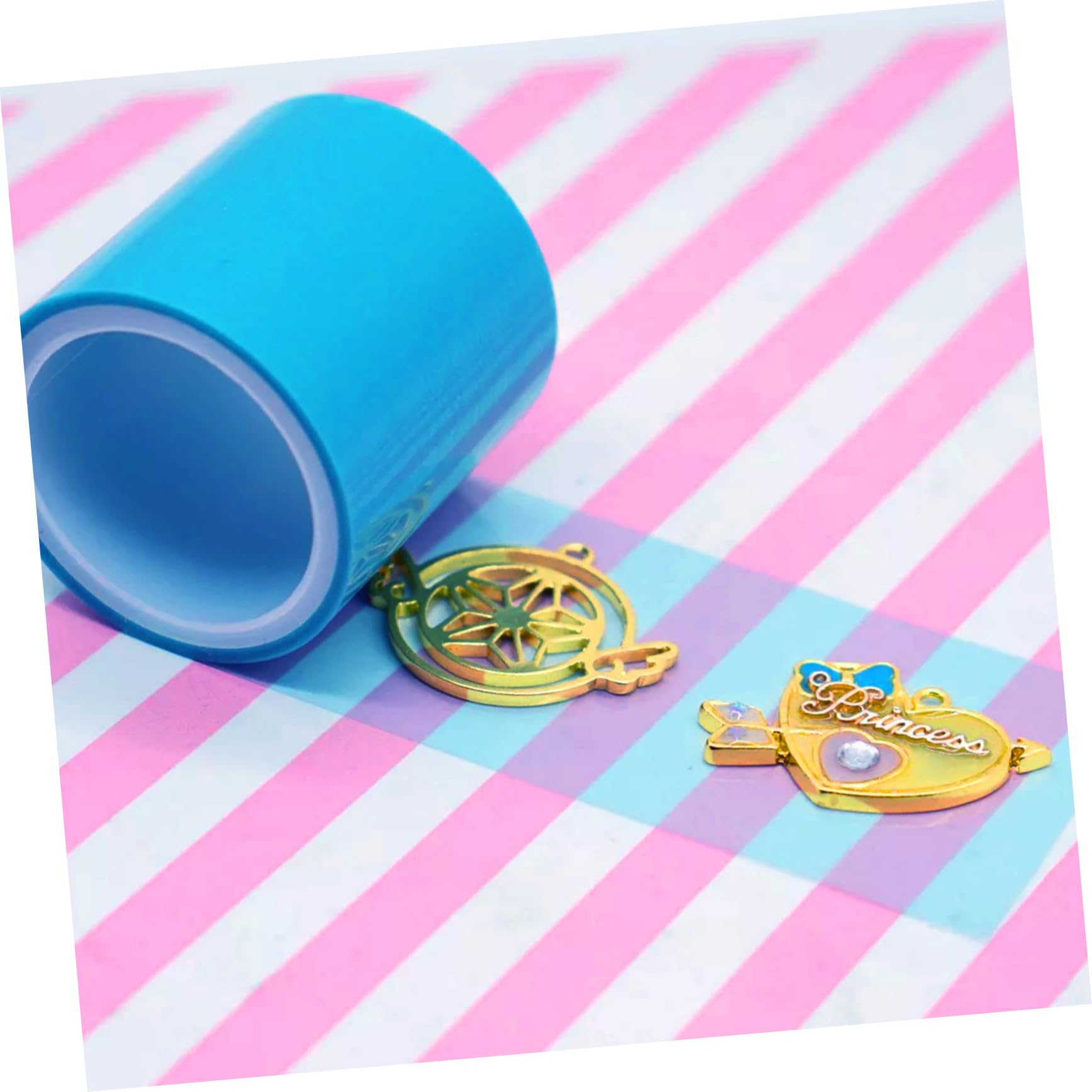 COHEALI 12pezzi Nastro Adesivo Senza Traccia Per Creazioni Uv Blu Strumenti Per Fai Te Facile Da Rimuovere Per Accessori Fai Te e Progetti Creativi