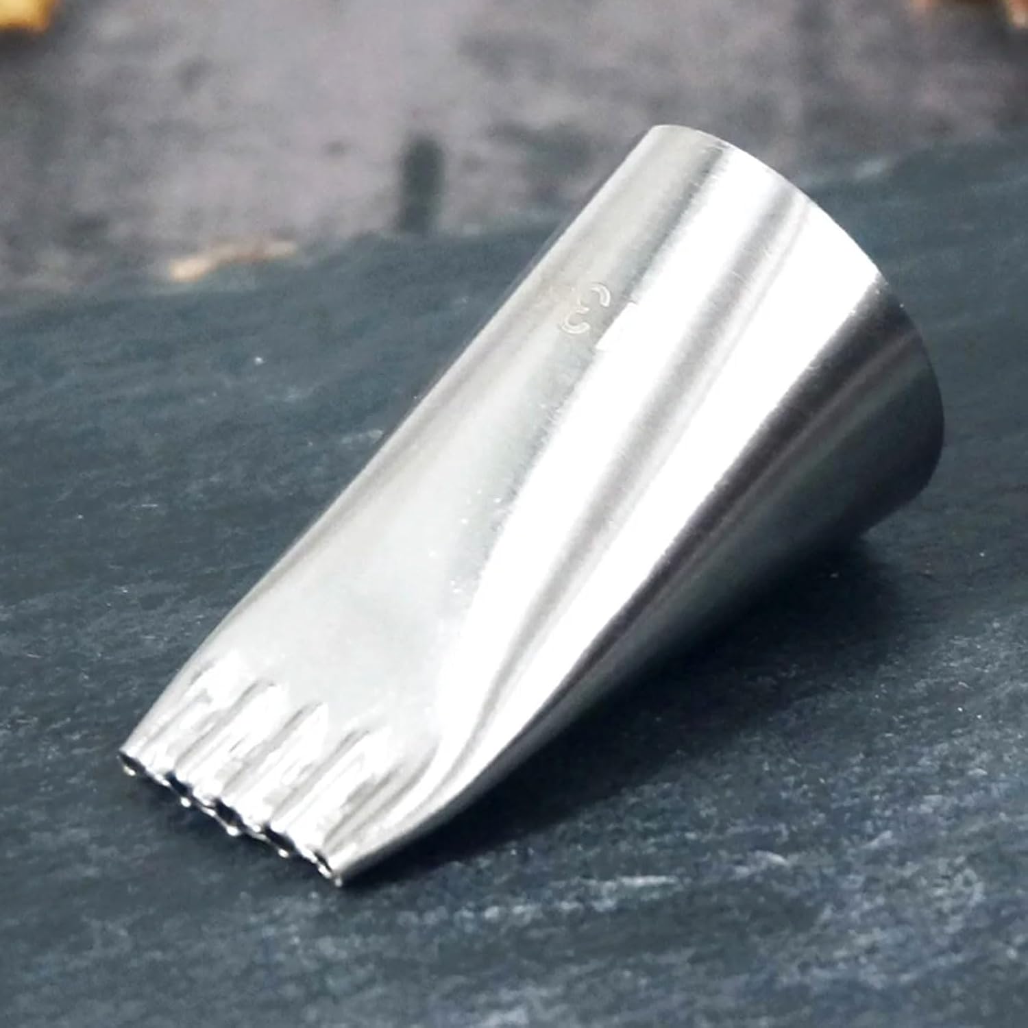 1 Piece Cake Piping Nozzle Decorating Mouth Seamless Icing Tips Tube Pastry Tools for Handmade Bakery Shop
