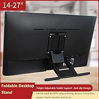 Vista 2 de Soporte ajustable para tableta de dibujo de 14-27 pulgadas, soporte de base de monitor de tableta gráfica digital, adecuado para soporte VESA