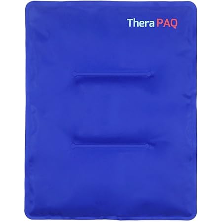 Amazon Com Large Ice Pack For Injuries By Therapaq Reusable Hot Cold Pack For Hips Shoulders Back Arms Legs Knees Freezable Microwavable Gel Pad For Pain Relief Injury