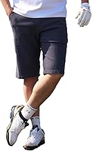 [エムシー] ゴルフウェア メンズ ゴルフパンツ ハーフパンツ ショートパンツ ストレッチ 短パン ショーツ スポーツウェア 無地 春夏