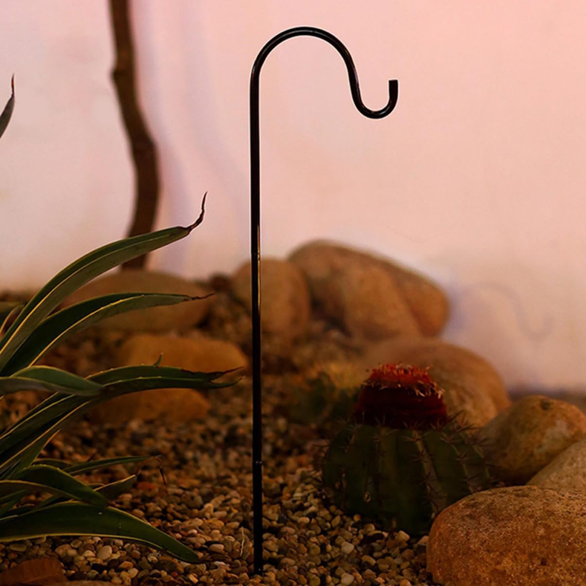 6pcs Iron Solar Garden Hook Shepherd Hooks for Outdoor Lights Stakes for Solar Garden Lights Hanging