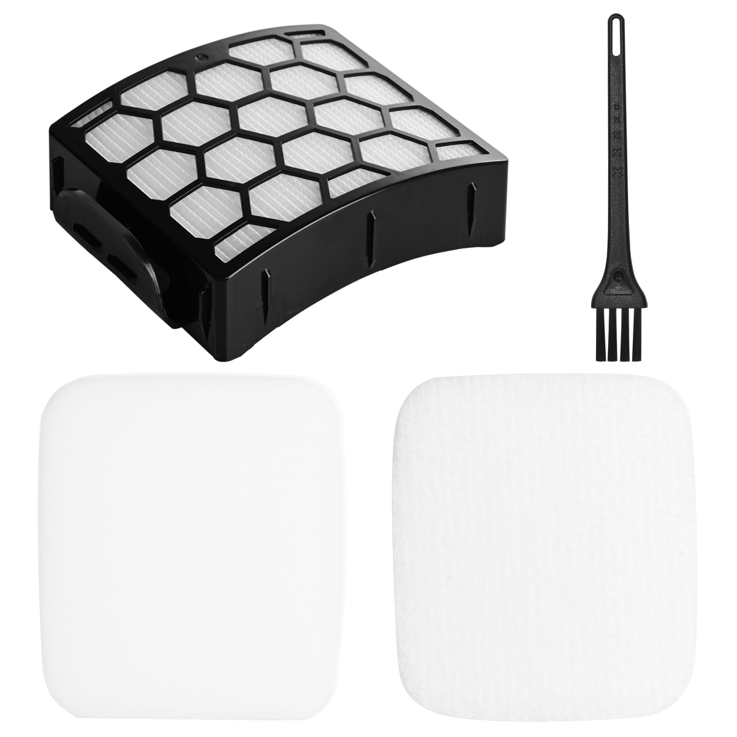 NV602UKT Filter Replacement for Shark Lift-Away NV602UK NV612UK NV612UKT NZ690UK NZ690UKT NZ691UK NV702UK NV702UKT NZ710UK NZ710UKT Upright Vacuum, 1 HEPA + 1 Foam Felt Filter