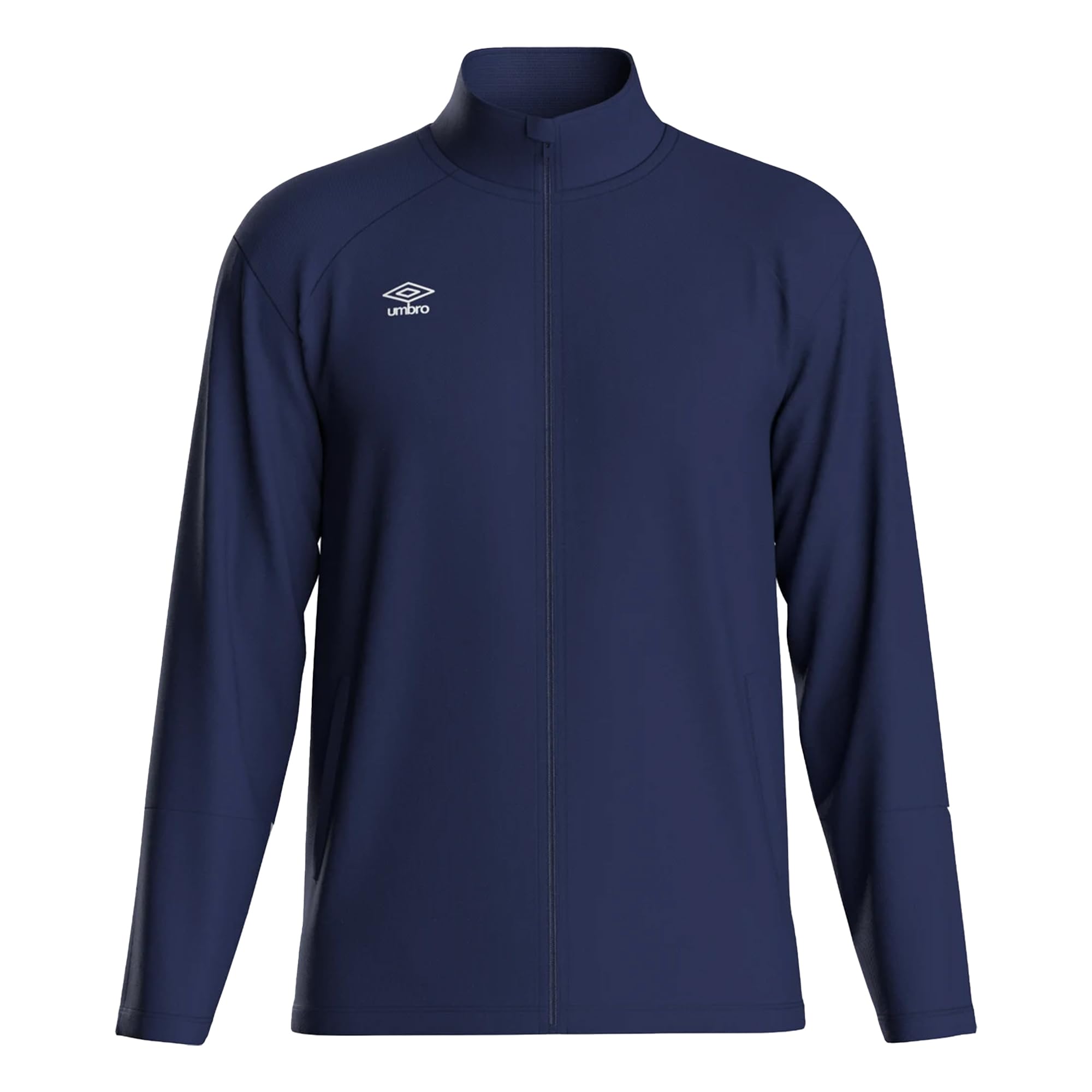 Umbro Mens Total Training Knitted Track Jacket, Navy/White, XXL