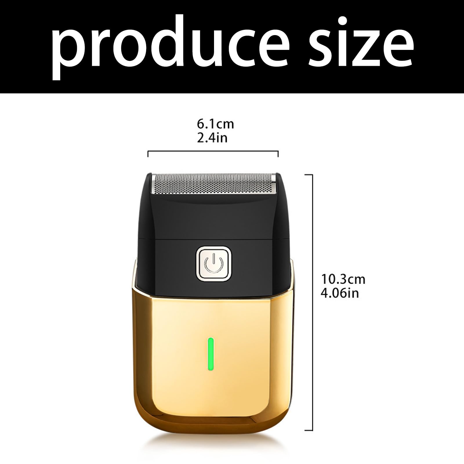 Rasoio senza fili adatto ai viaggi Singola testa calva ricaricabile elettrico per rasatura quotidiana Elettrico alternativo singolo USB ricaricabile.