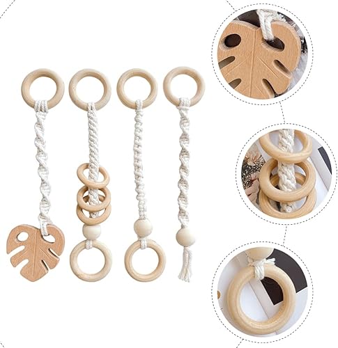 Miniatura 6 de ARTIBETTER 4 juguetes para cochecito de bebé juguetes para colgar en el automóvil juguetes para cuna para recién nacidos juegos de música regalo