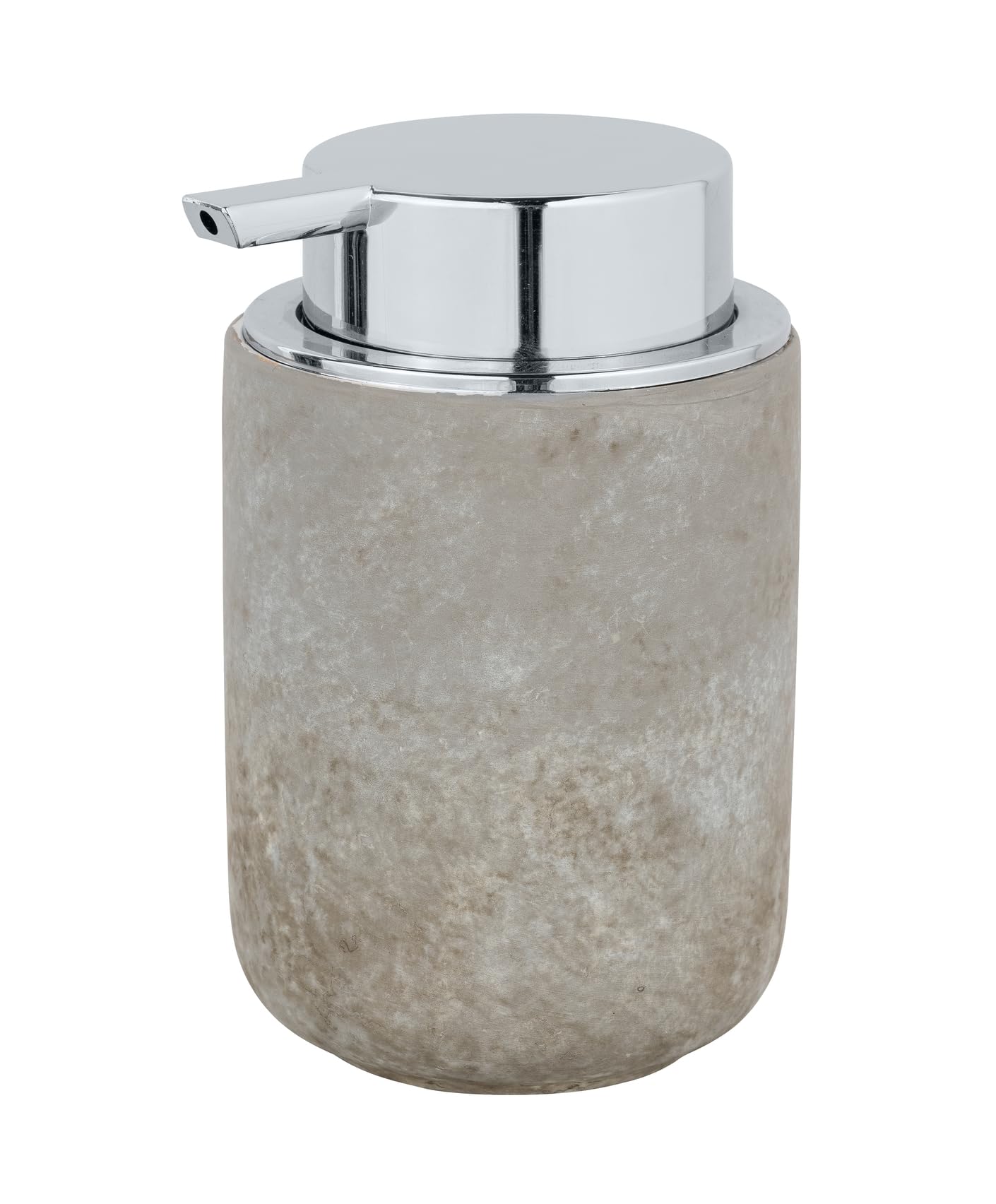 SCHÖNER WOHNEN-Kollektion Bad-Accessoire Set Mod. Londa 3-teilig aus Keramik in Zementoptik mit Seifenspender Zahnputzbecher und WC-Garnitur Maße 38 x 11,5 cm Farbe Grau