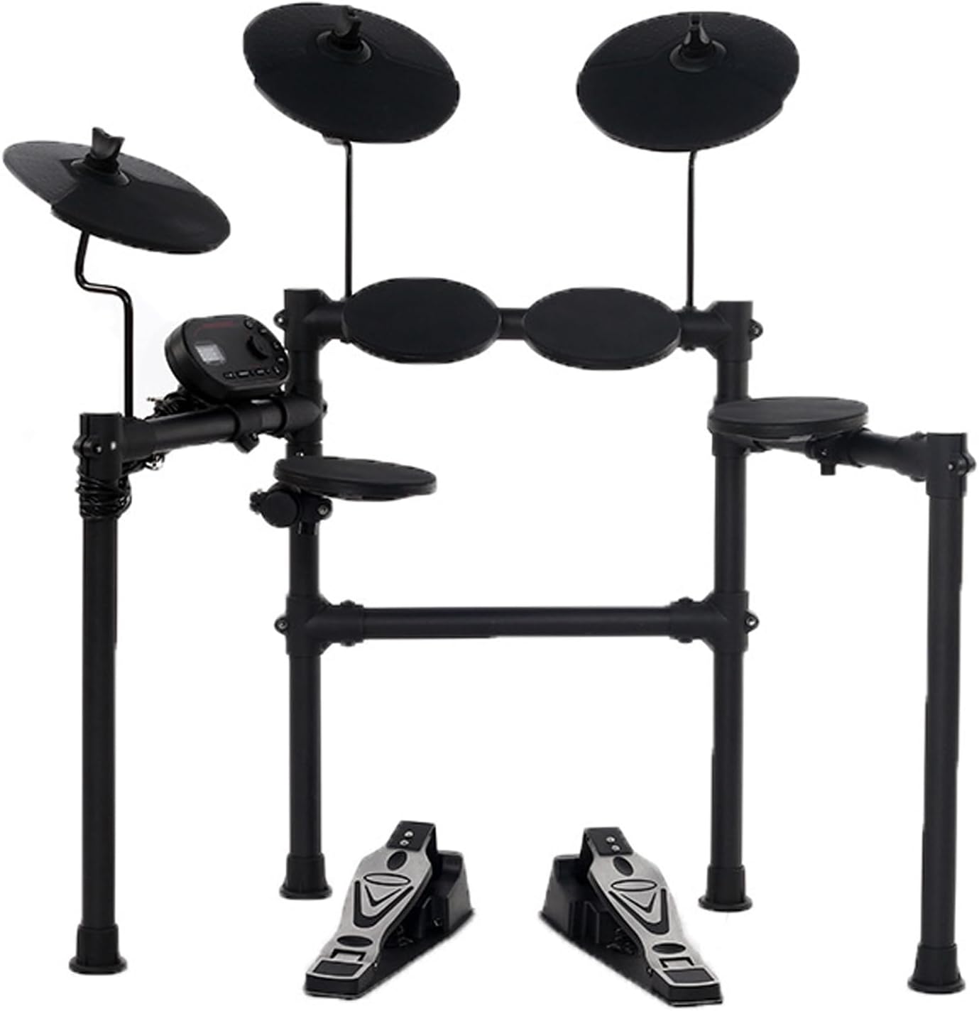 – TOPINCN Electronic Set, 10 Sounds Portable MIDI Kit with USB Connection and Silent Cymbal, for Beginners Practice and Performance