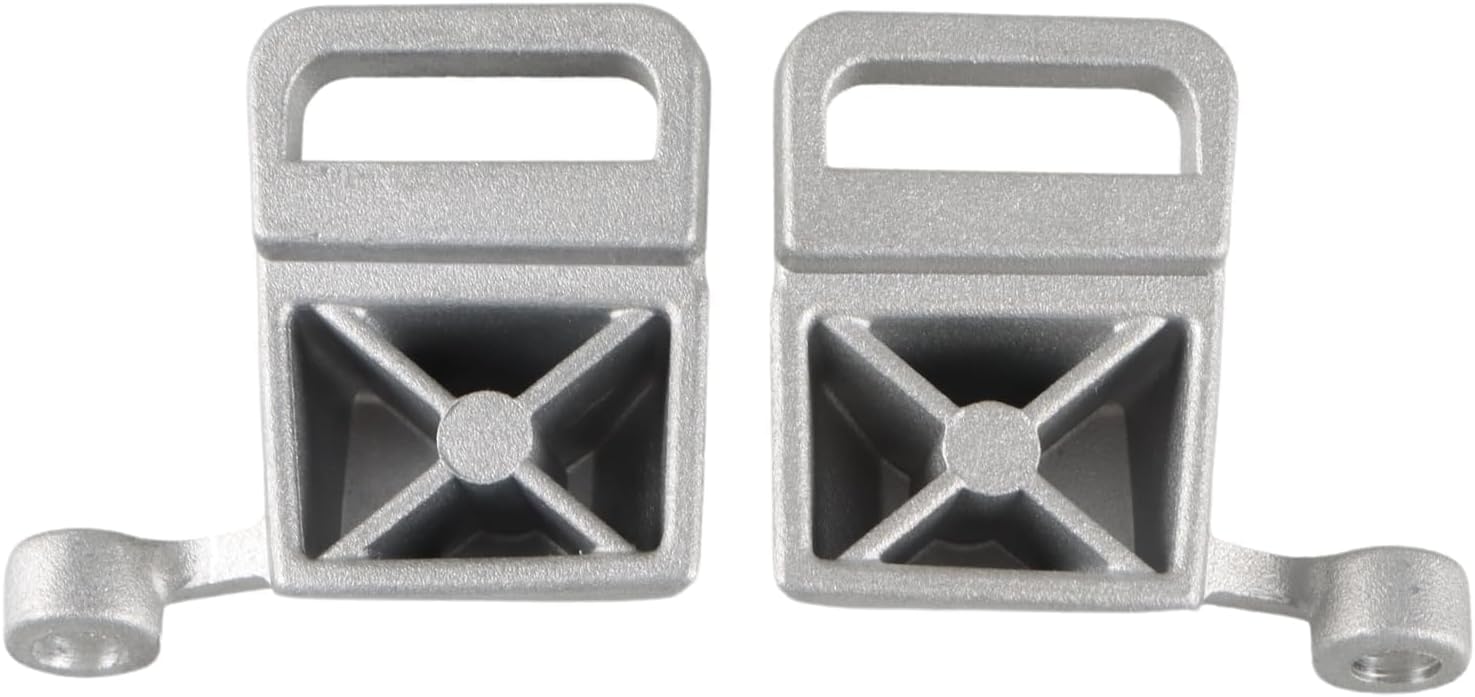 EVRBUL Pair of Upgraded Aluminum Car Door Arm Rest Switch Panel Clip Repair Kit Door Arm Rest Bracket Driver and Passenger Side Compatible with 2003-2007 Chevrolet Silverado Avalanche Tahoe GMC Sierra