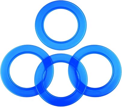 JOVITEC 4 Packs 7301111-0070A Flush Valve Seal Kit for American Standard Toilets, Compatible with Replacement Parts for Champion 4 Tank and Eljer Titan 4 Model toilets, Replace for 012611410444
