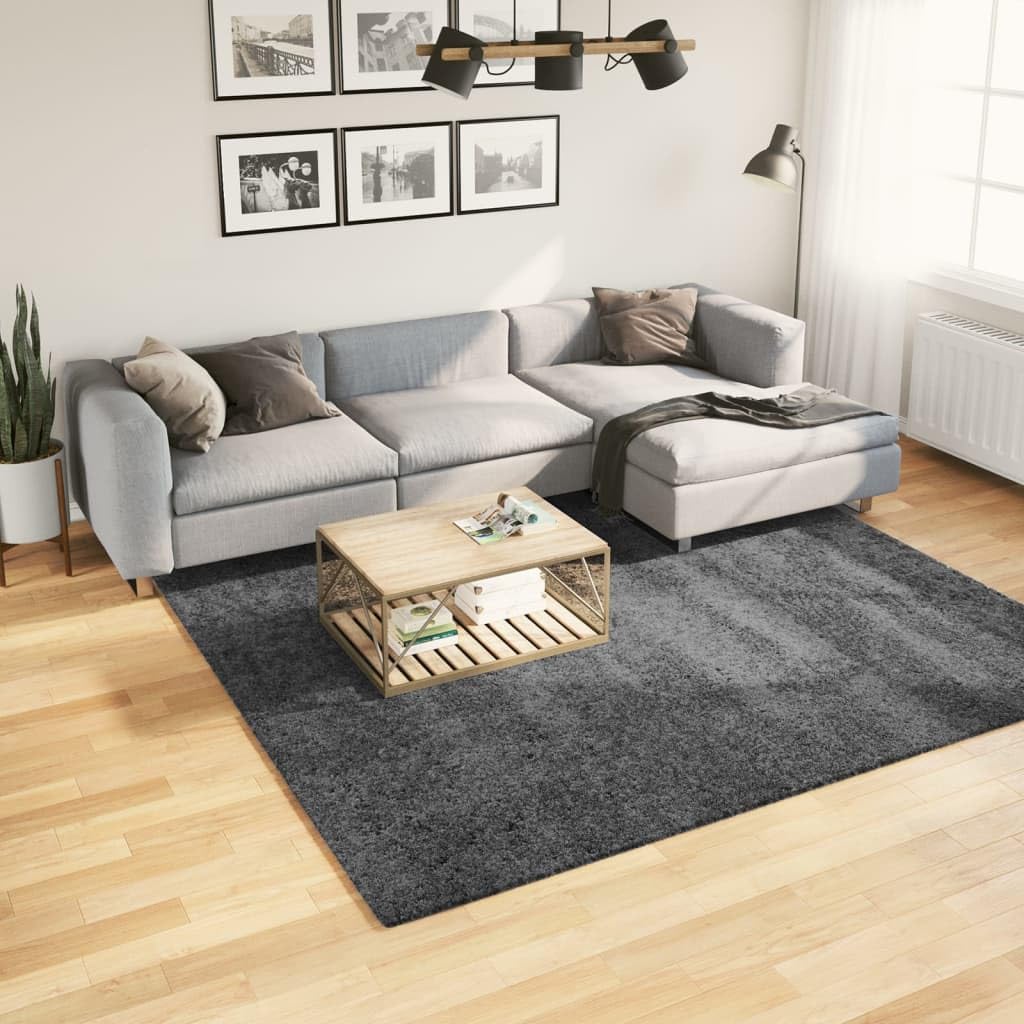 Tapis de sol 240x240 doux Oviedo pour salon et chambre