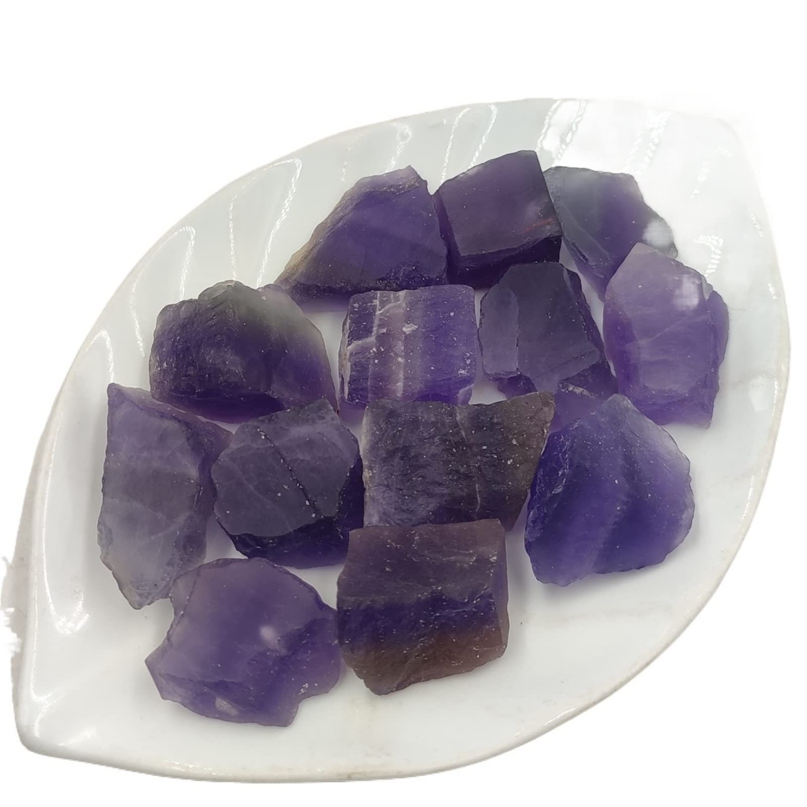 Cristal Naturel Brut 100g Lot en Vrac Naturel Bleu Violet Fluorite Pierre Brute Quartz Cristal spécimen Pierre gemme décoration de la Maison Ornements