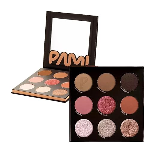 PALETA MULTIFUNCIONAL 9 CORES - CONTORNO + BLUSH + ILUMINADOR 9 NECESSÁRIOS! PAM BY PAMELLA