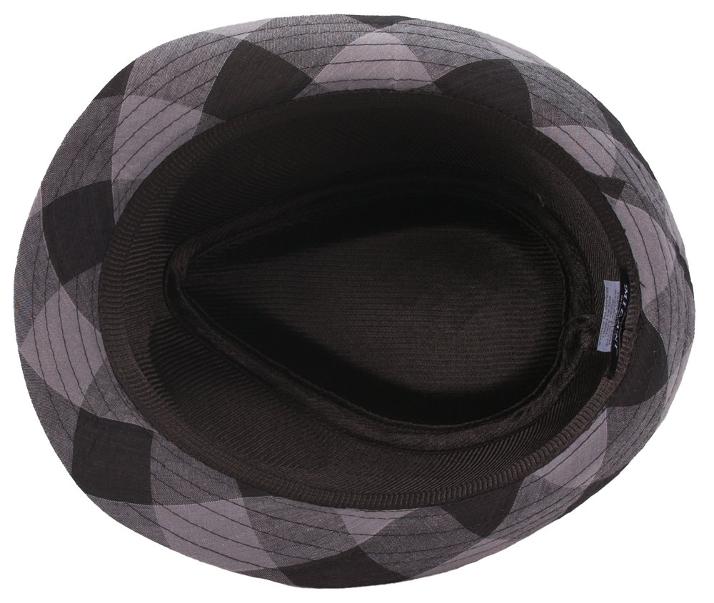 Milani Fedora Hat with Black Ribbon Band