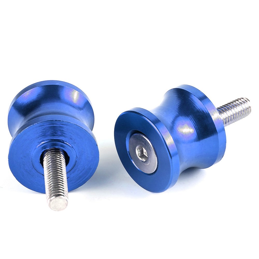 Motorcycle CNC Aluminum M8 Swingarm Slider Spools Screws