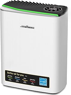 Jafända Luftreiniger HEPA für Allergiker, Raumluftreiniger mit Aromatherapie-Diffuser & Aktivkohlefilter, Entfernt 99,97% Schimmel, Staub, Pollen, Luftreiniger CADR 268 m³/h (Silber)