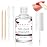 Makartt Press On Nail Glue Remover 10ML Fast and Easy Removal Debonder with 2 Dropper Applicators, 2 Wooden Sticks for Quick Glues, Press-On Nail, Solid Glue, Semi-Cured Sticker, Adhesive Tabs