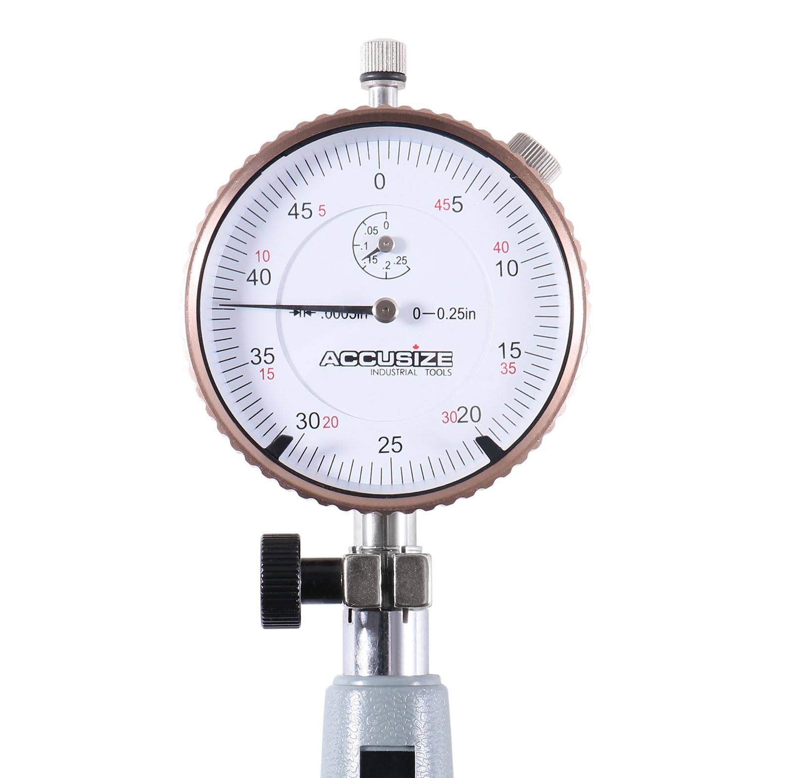 Accusize - Calibre de orificio de esfera de 0.7-1.5 pulgadas x 0.0005 pulgadas, longitud del tallo 5 pulgadas, #EE20-5015