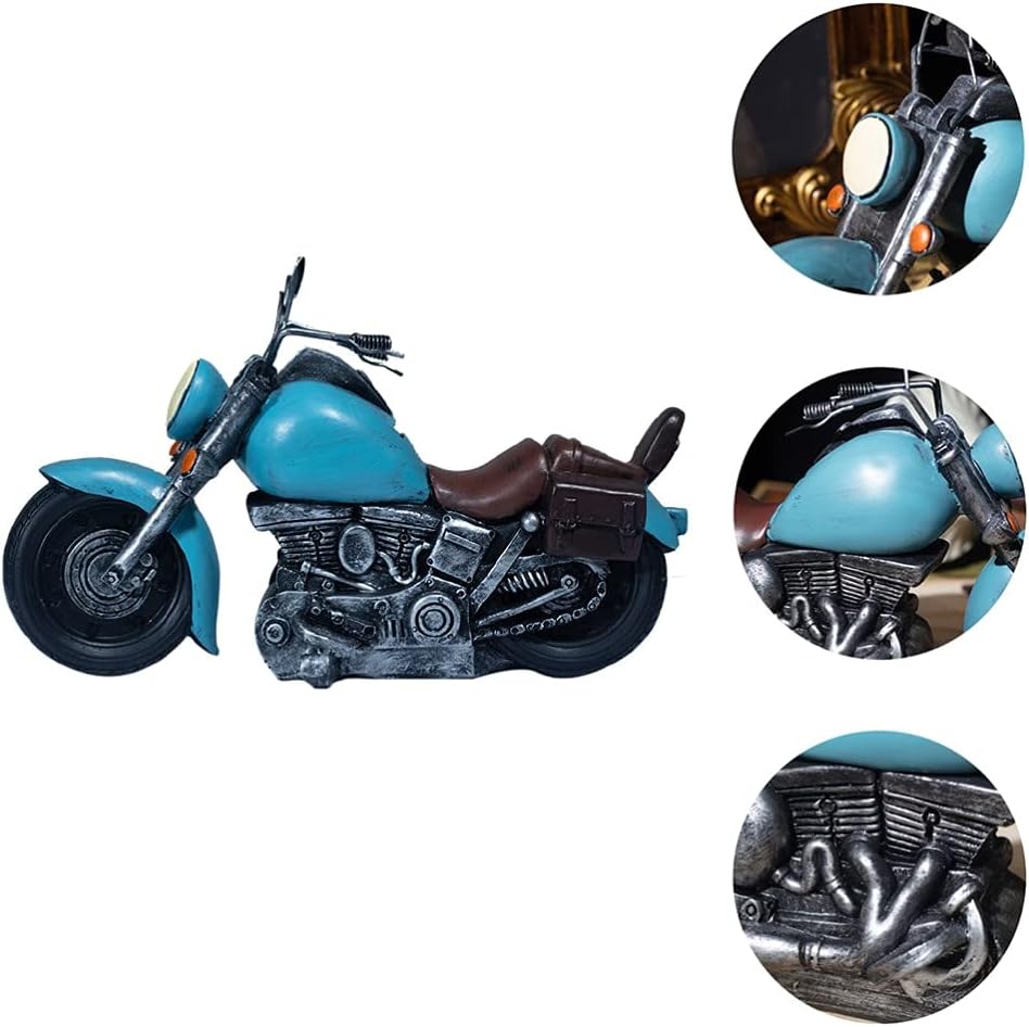 Motorbike Model Ornament Desktop Crafts Ornament Simulation Motorbike Decor Tabletop Decoration