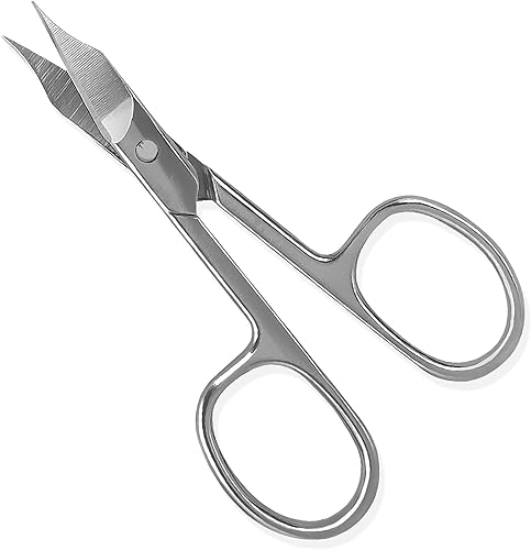 Tijeras profesionales para uñas y cutículas, 2 en 1, tijeras de manicura para hombres, kit multiusos de acero inoxidable para cutículas, pedicura y