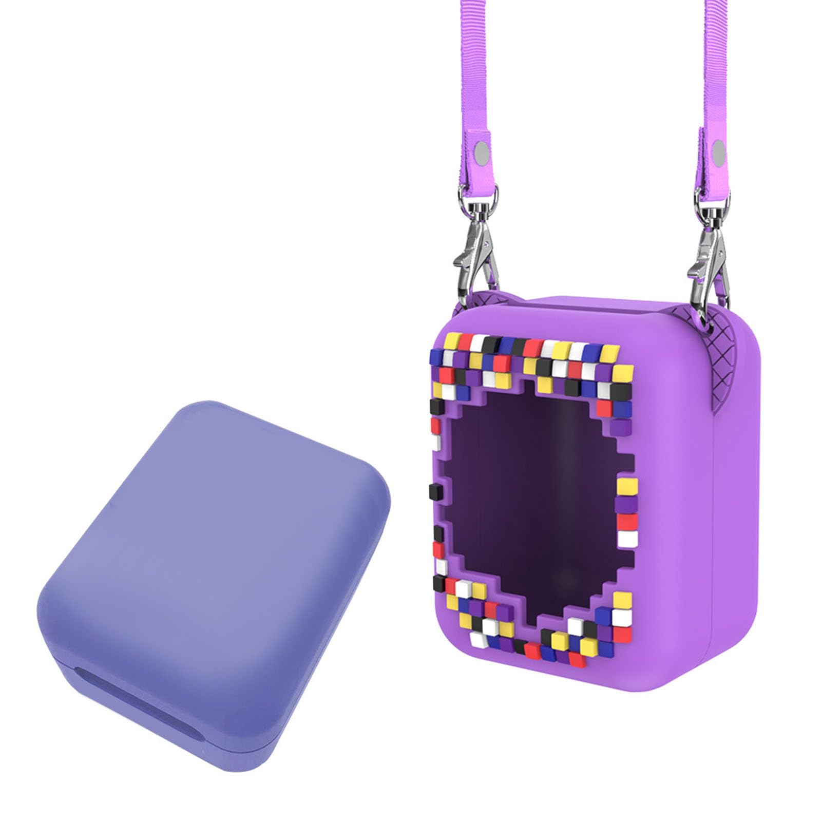 Silicone Cover for BITZEE Interactive Toy Digital Pet Protective Skin Sleeve with Lanyard