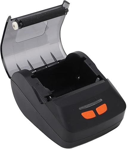 Miniatura 8 de Hilitand Thermal Label Printer, Thermal Printer with Label Paper Portable POS Barcode Printer Black White Printing Output for Shipping, Desktop