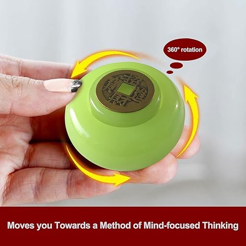 Miniatura 3 de Juguetes de escritorio cinéticos, juguetes de movimiento de escritorio, bola giratoria de ilusión óptica de cuerpo completo, regalos para hombres,