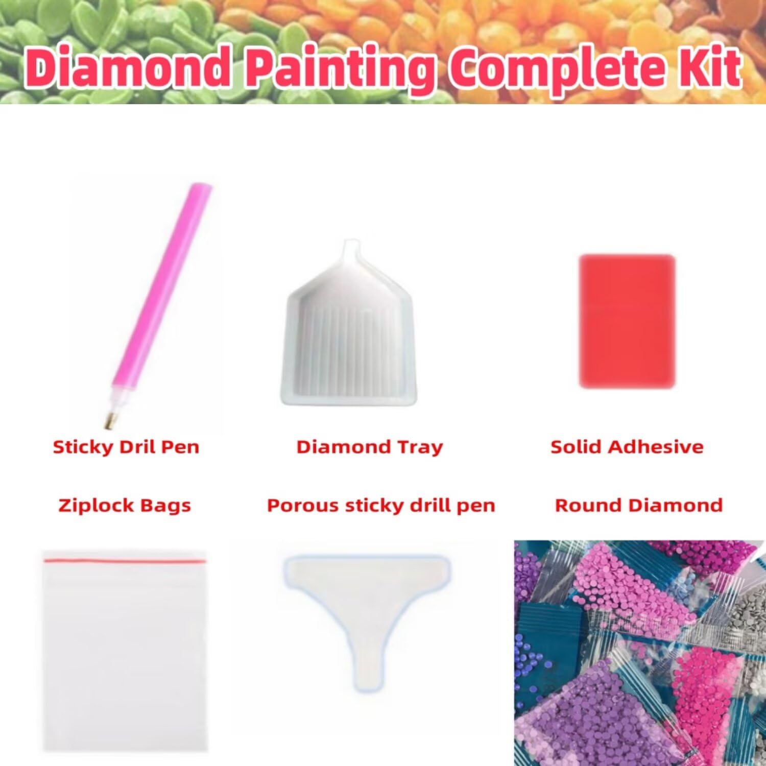 Amazon.com: 5D Plant Diamond Art Kits for Adults Flower