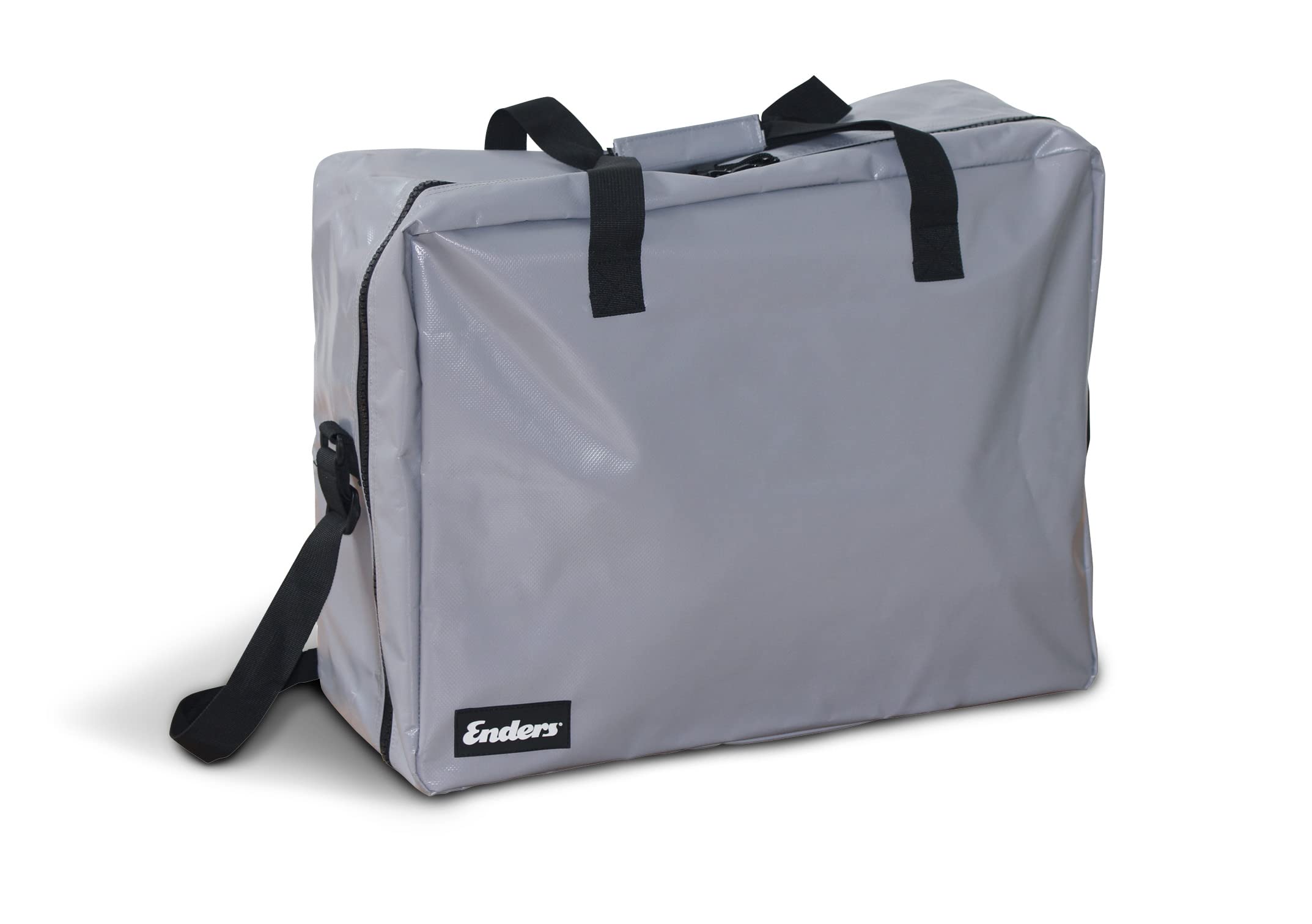 Enders® Transporttasche für Gasgrill EXPLORER 2101, Grill-Tragetasche, Transport mit Henkel und Schulterriemen, 20 x 50 x 41 cm, Grau