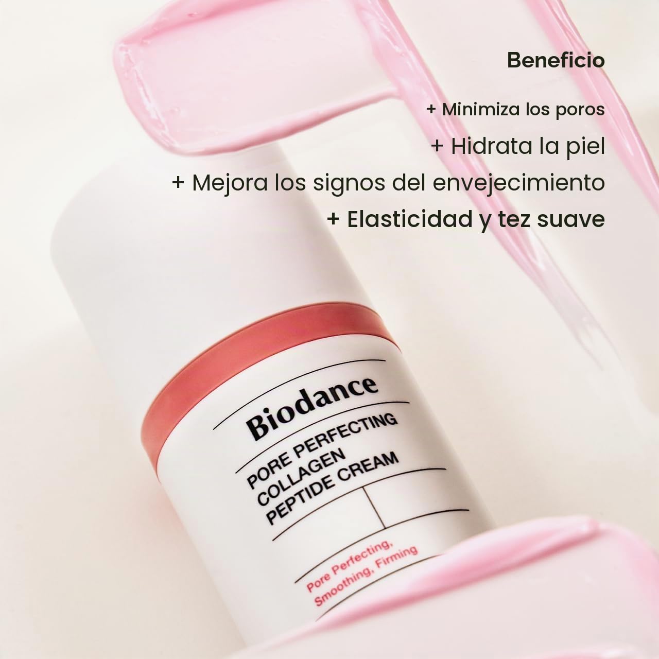 BIODANCE Pore Perfecting Collagen Peptide Cream - Crema Facial con Colágeno y Péptidos, Minimizador de Poros y Reafirmante, Hidratación Profunda, K-Beauty, 50ml