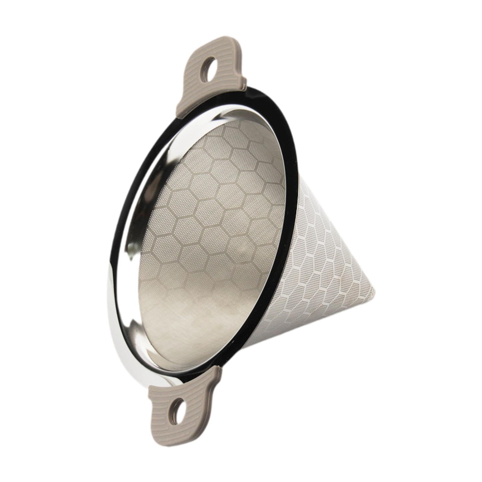 Passoire à thé inox pour grand format de tasses, café moulu et herbes de soupe