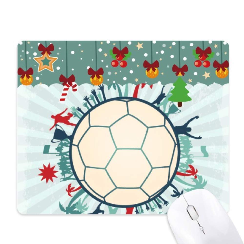 Alfombrilla de ratón Earth Trees con base estable y diseño navideño para oficina 5