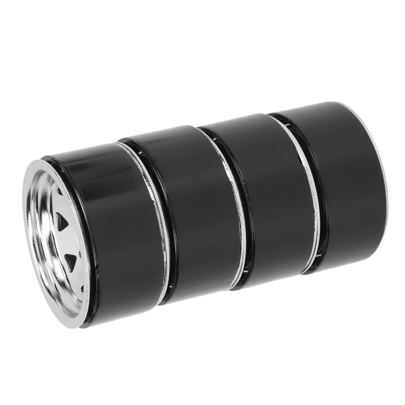 1,9-calowe felgi RC Uniwersalne dopasowanie Mocne wsparcie 8-ramienne felgi do kół Axial SCX10 SCX10 II SCX10 III Wysoka trwałość Konstrukcja ze stali stopowej cynku Zwiększona (Srebrny)