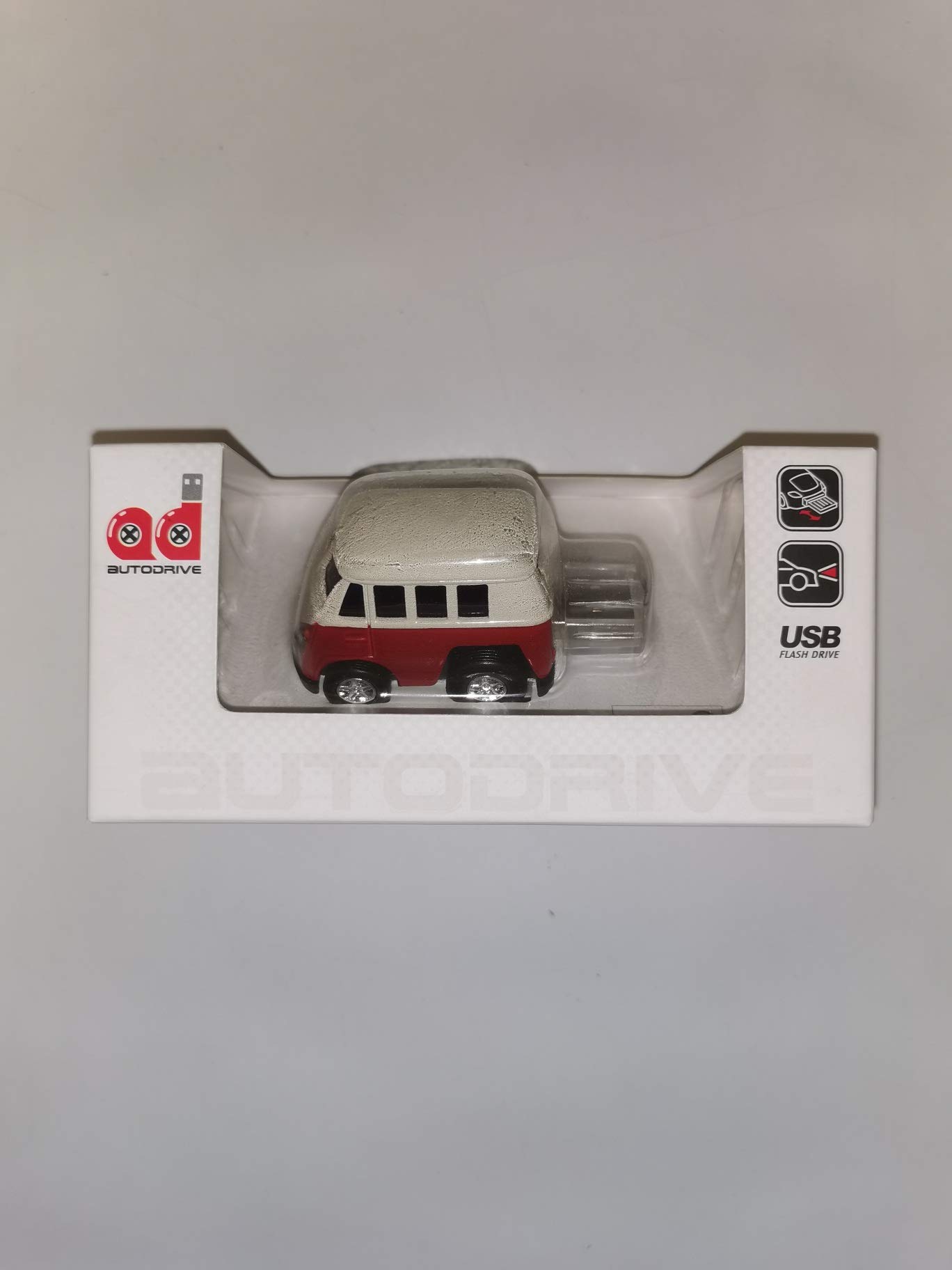 USB AUTODRIVE 8GB Van RED