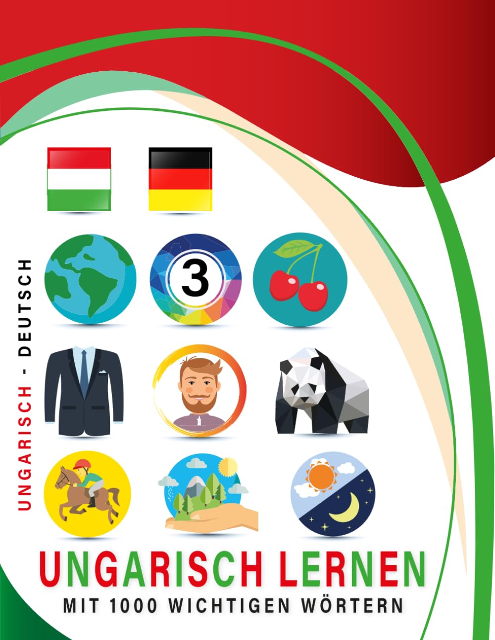 Ungarisch Lernen Mit 1000 Wichtigen Wörtern: Zweisprachiges Ungarisch – deutsch Bild- Und Vokabelbuch Für Kinder & Erwachsen