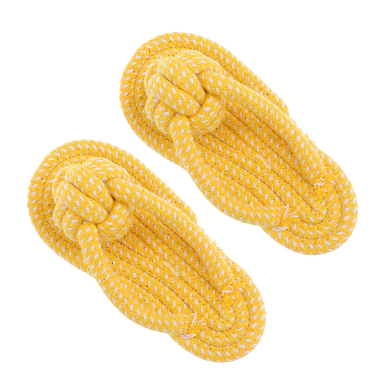 SUPVOX 2 Pack Interactive Dog Toys Slipper Dog Toys Cotton Rope Molar Toys for Puppies Safe for Dogs Random