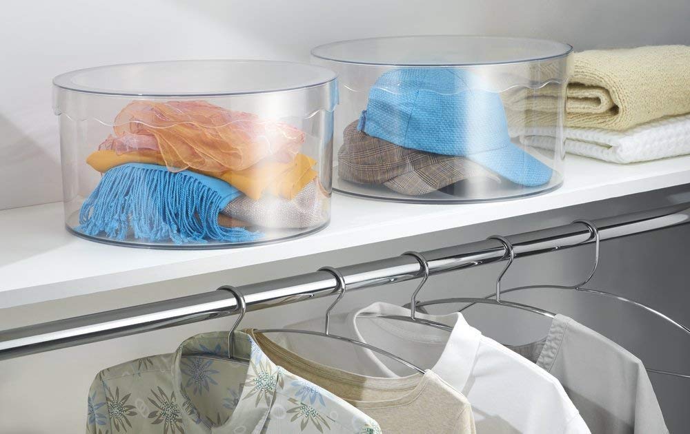 Clear Plastic Storage Boxes with Lids 