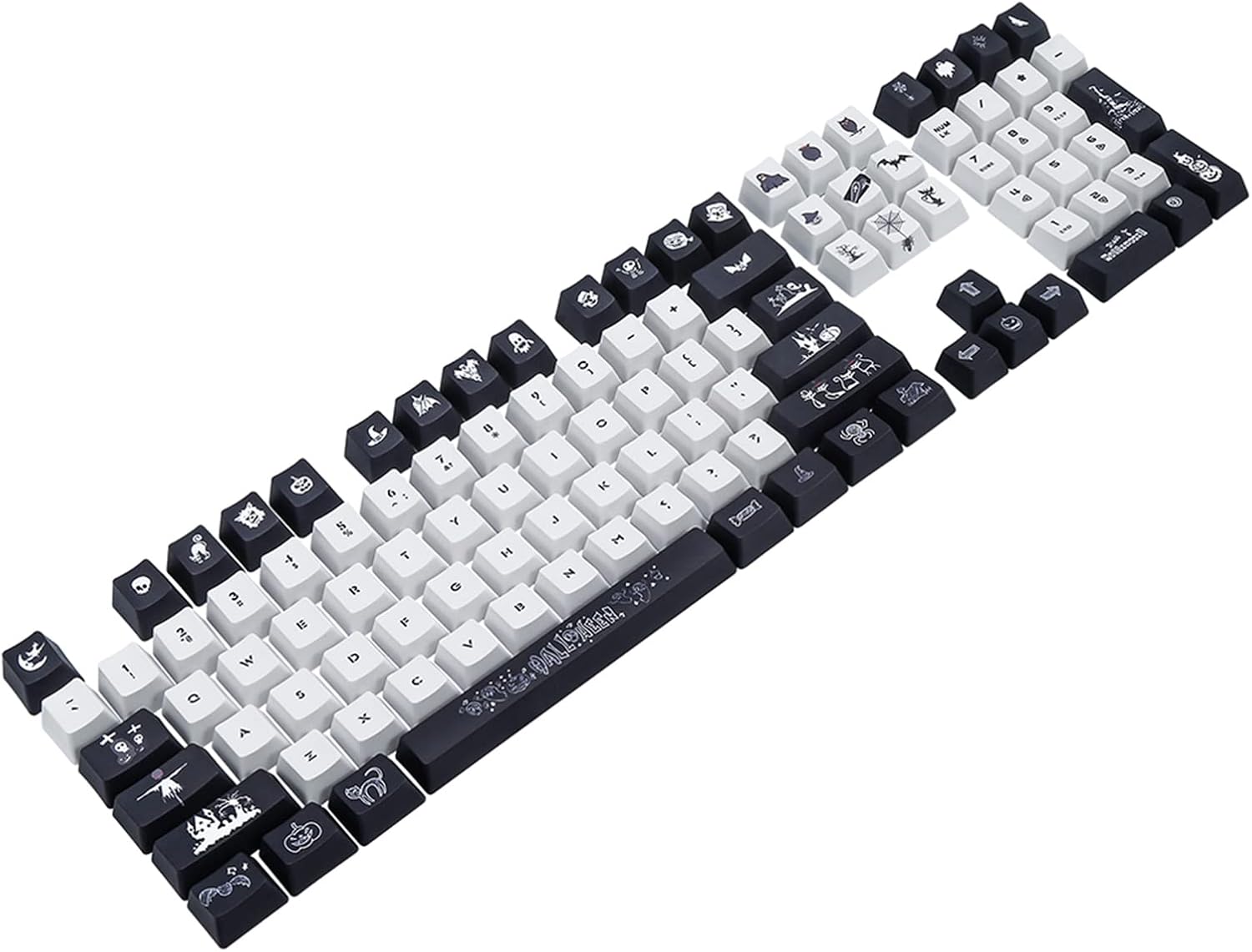 108 秘決 pbt キーキャップ OEM プロファイル染粉ショーカキー艇長桜ん坊 MX スイッチメカニカルキーボードハロウィンテ