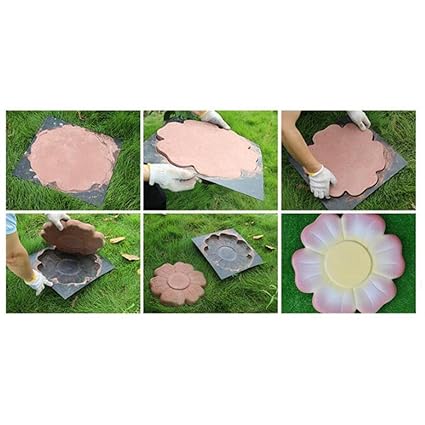 Ananya Lifestyle Path Maker Concrete Stepping Stone Mold DIY Paving Brick Stone Cement Mould