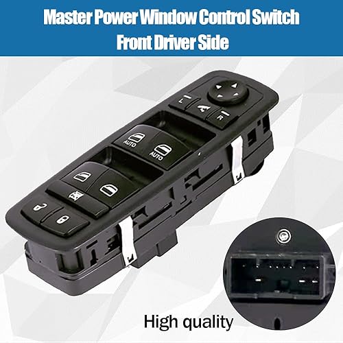 Miniatura 5 de Interruptor de control de elevalunas eléctrico maestro para el lado del conductor delantero para Jeep Grand Cherokee 2014-2018, sustituye a
