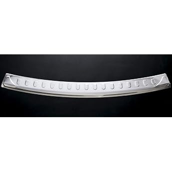 phil trade Chrome Gloss Boot Sill Protector Stainless Steel with Folded Edges