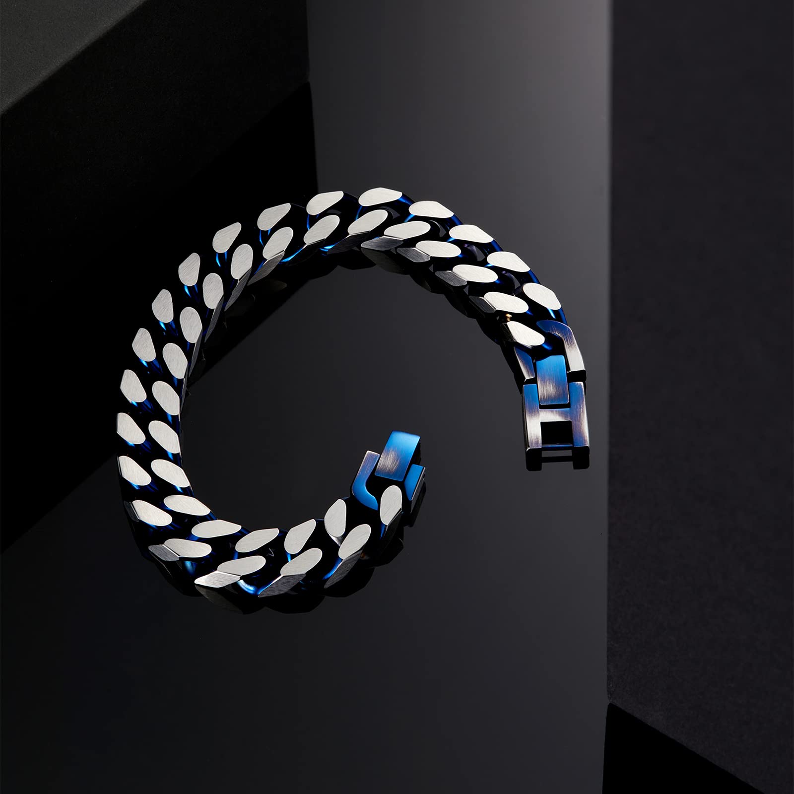 Bracciale Uomo Acciaio Inox Braccialetto Bracciali Uomo Catena Cubana