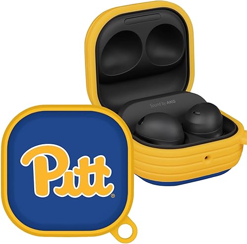 Miniatura 8 de Affinity Bands Pittsburgh Panthers Champion Series HDX Case Cover Compatible with Samsung Galaxy Buds Pro Champion Series,Camo,Clásico,Pittsburgh