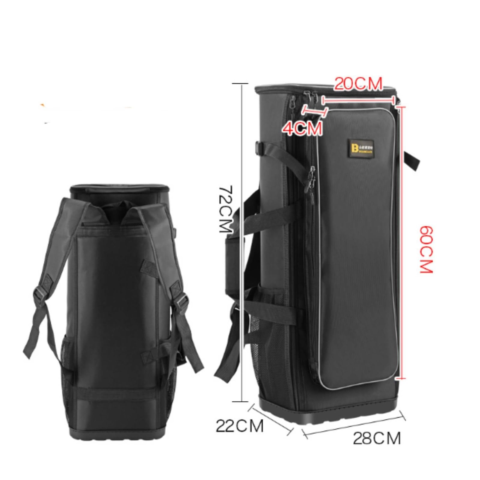 Borsa a Barile con Resistente Borsa Porta Canna da Pesca Portatile Custodia per Campeggio