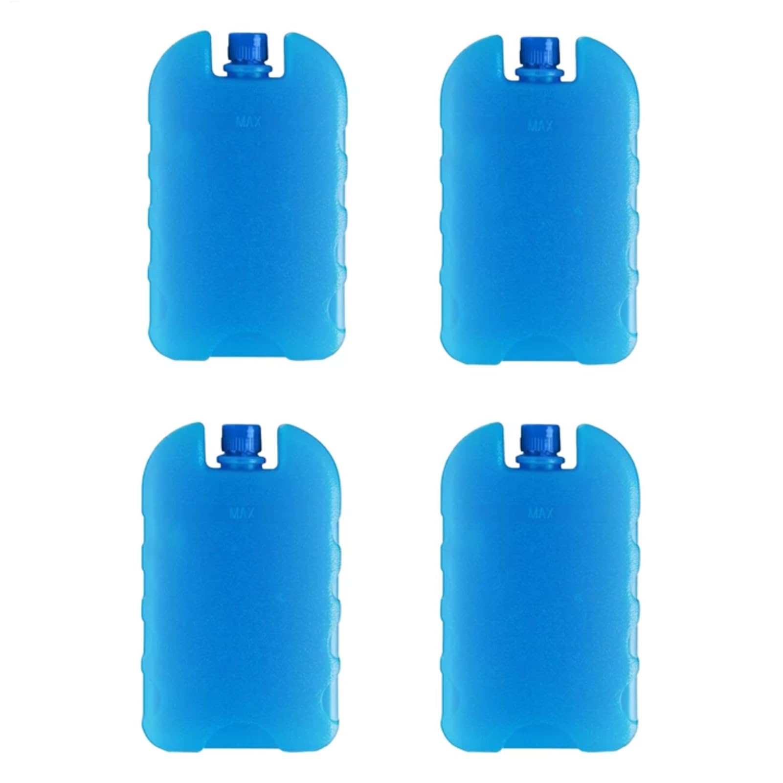 Freezer Blocks for Cool Bags, 4X300ML Ice Packs for Cool Lunch Box, Long Lasting Freezer Packs for Coolers, Reusable Cooling Bags Ice Blocks for Summer Travel, Picnic & Camping Accessories