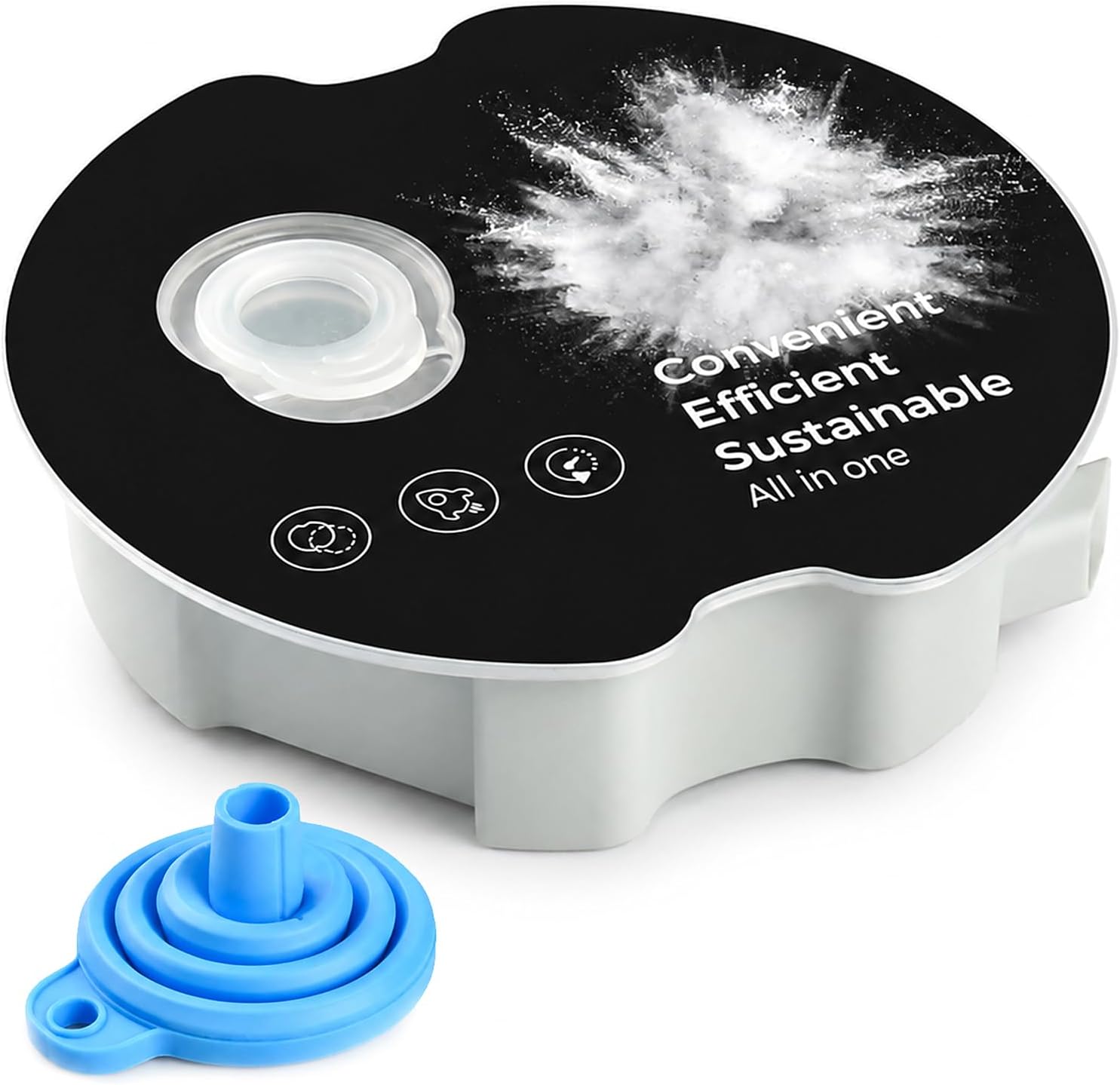 Reusable PowerDisk Compatible with Miele AutoDos Dishwasher, Refillable Empty Dishwasher Detergent Container, Eco-Friendly Washable Alternative for PowerDisk Refill System