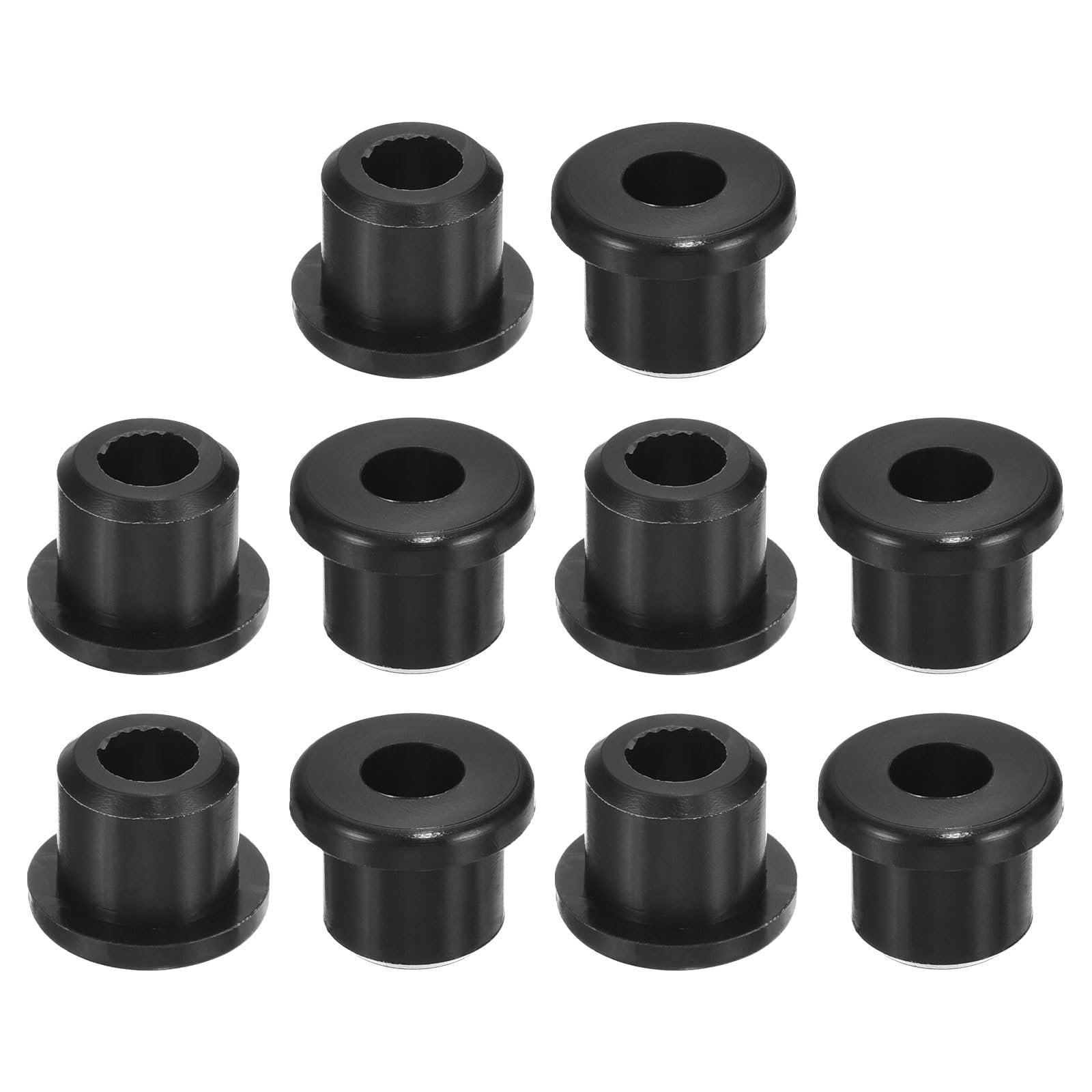 Kravonix 38Pcs Rubber Grommet 10mm Drill Hole, 6mm ID Hole Black Silicone Hole Plug Gasket for Machinery, Automotive and Wiring Applications
