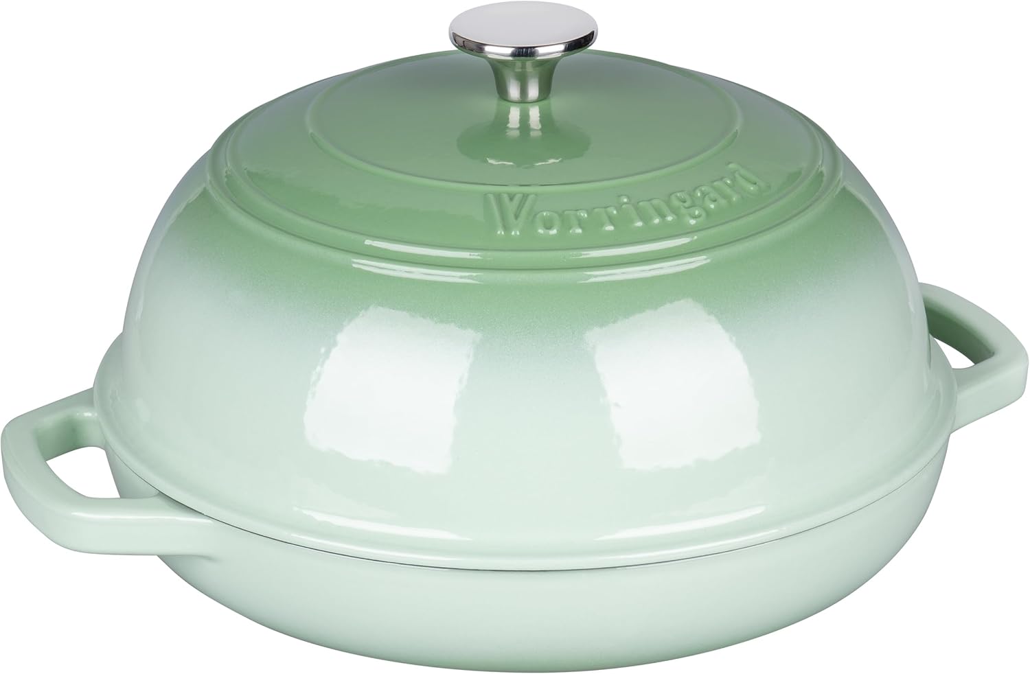 Enameled Cast Iron Dutch Oven Pot with Lid, Bread Oven for Sourdough Bread Baking, Dutch Ovens with Bread Proofing Basket& Baking Supplies Set, 6 Quart, Green - Image 6