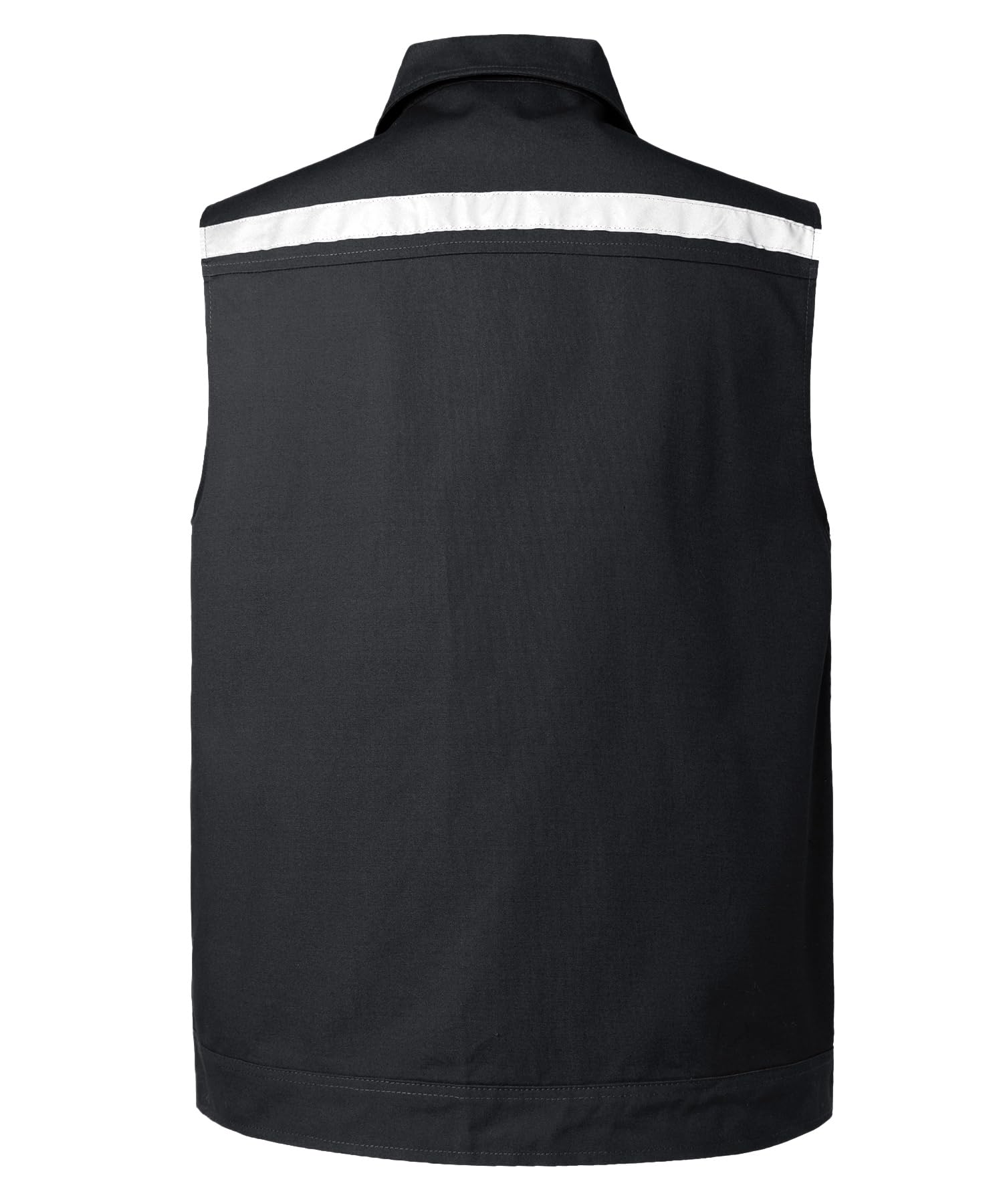 Chaleco Tip Safari para Hombre Chaleco de Trabajo con Bolsillos Chaqueta Sin Mangas para Caza Fotografía Chaleco Reflectante de Pesca