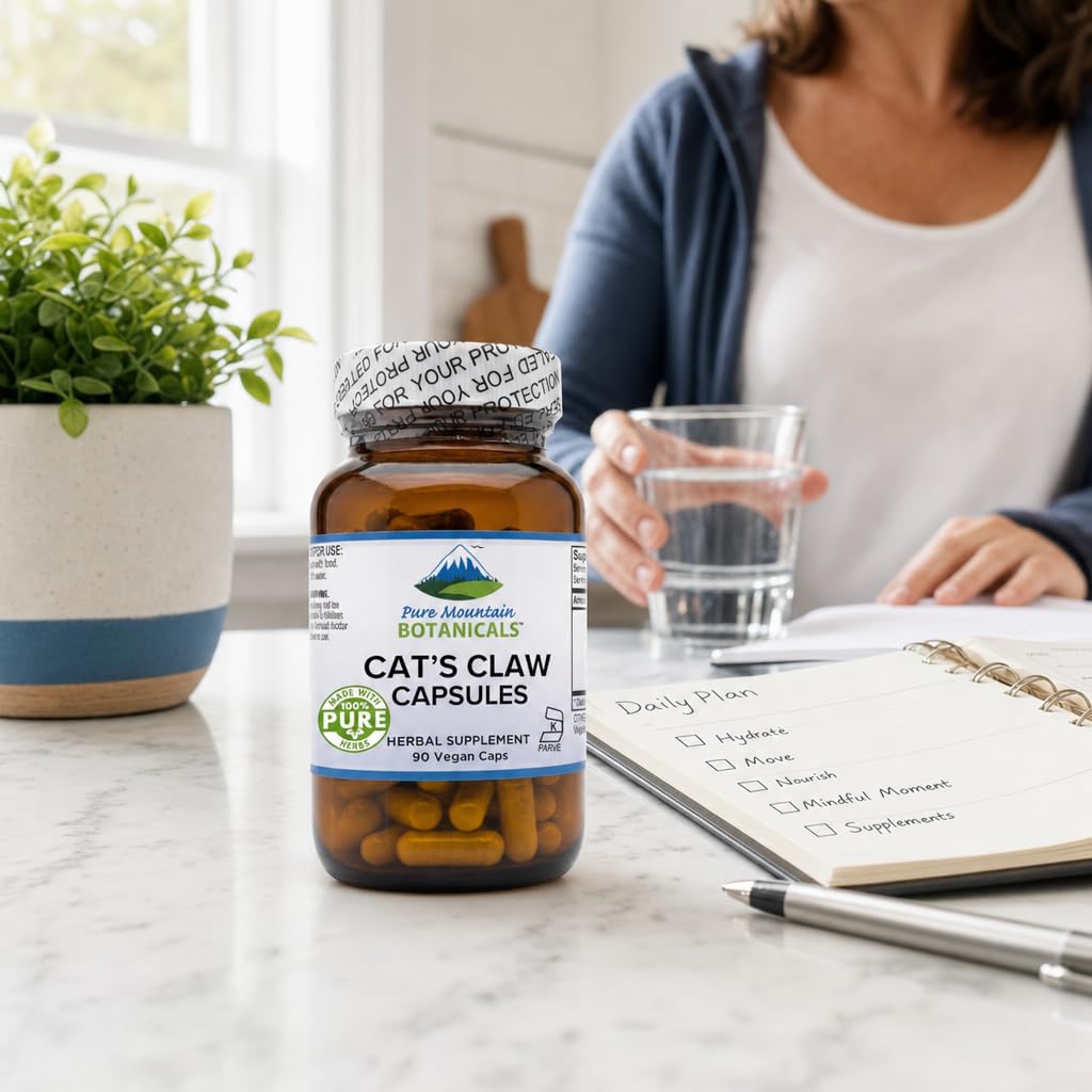 Pure Mountain Botanicals Cat's Claw Capsules - 1000mg Peruvian Bark — Amazon image 10